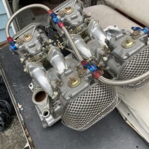 Moon Chevrolet V8 Cross Ram WEBER Set Up