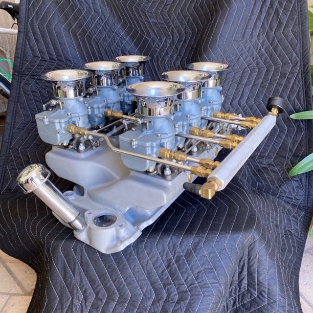 6X2 EDELBROCK INTAKE BIG LOGO 97’s STROMBERG CARBS - Image 6