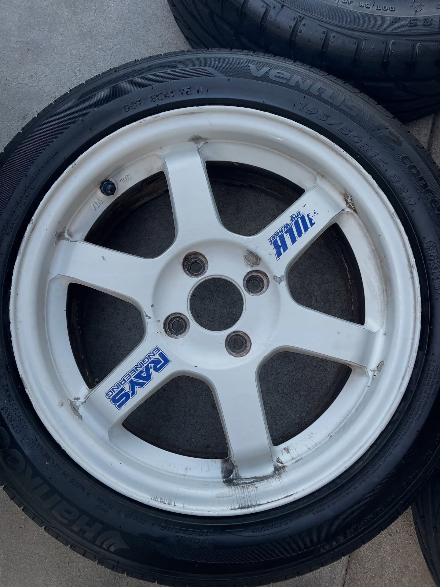 Volk Te37 15x6.5 +28 offset 4x100 “concave”. - Image 6