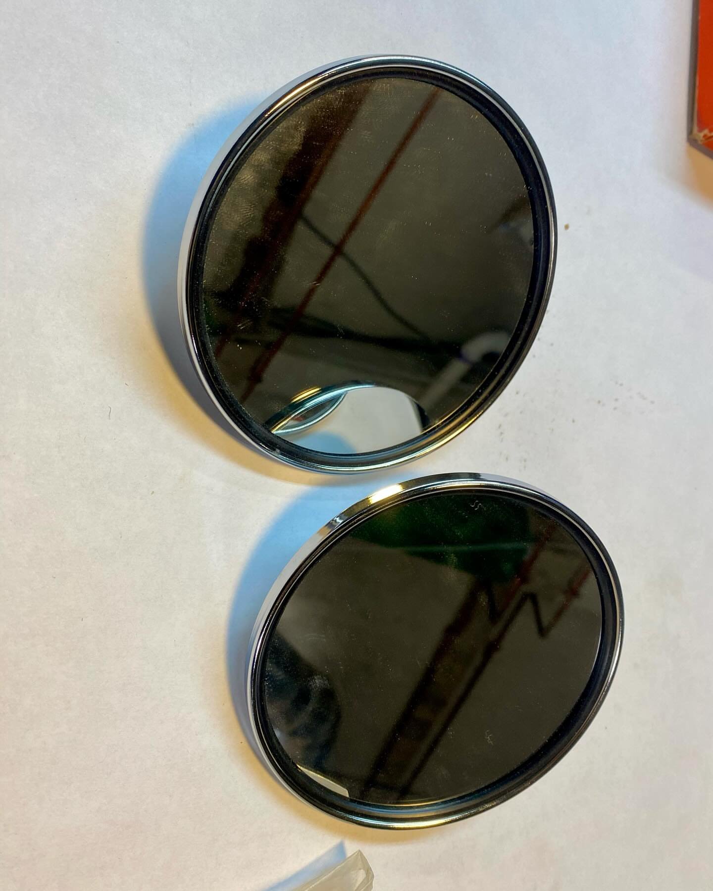 NOS Early Bus Round Mirrors for 1955-1967 Buses and Trucks. - Image 4