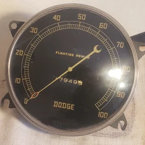 Original 1935 Dodge "floating Power" DU 100mph speedometer