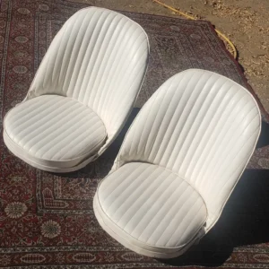 1960s low back bucket hot rod seats..
